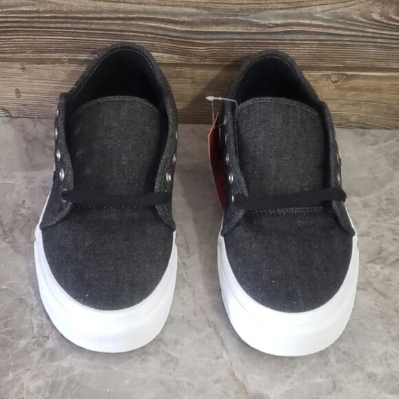 New Vans Chukka Low Skateboarding Sneakers Black Denim Casual Streetwear - Picture 3 of 8